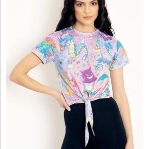 Blackmilk Pokémon Dreams Tie Front Tee LIMITED